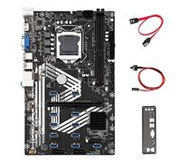 Lodokdre Carte mère minière B250S + Baffle + Câble + Câble Switch LGA1151 11XUSB3.0 + 1XPCIE 16X Slot DDR4 ETH Carte mère