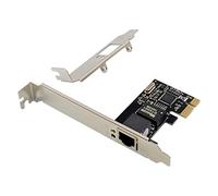 Lodokdre Carte réseau PCIE X1 RJ45 Server Gigabit RTL8111C Single Port 1000M Ethernet Adaptateur Carte réseau pour ordinateur de bureau