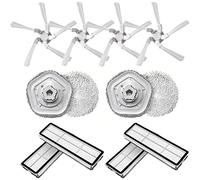 Lodokdre Côtés Roulettes Brosses Lavables Filtre Hepa Essuie-glace Chiffon pour Robot W10 Aspirateur Aspirateur pour Nettoyage Accessoires Pièces