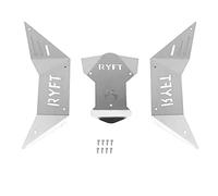 Lodokdre Kit D'Armure de Plaque de Protection de Coque de Carrosserie de Voiture TéLéCommandéE en MéTal pour PièCes de Mise à Niveau de AXIAL RBX10 Ryft 1/10 TéLéCommandé