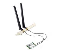 Lodokdre Kit de Bureau AC 9560 Double Bande 1730Mbps Bluetooth 5.0 802.11Ac M.2 CNVI 9560NGW Carte WiFi