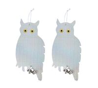 Lodokdre Lot de 2 épouvantails réfléchissants pour décoration de jardin
