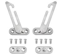 Lodokdre Lot de 2 serrures de verrouillage de fenêtre Restrictor Hooks Limit Locks Restrictor