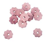 Lodokdre Lot de 20 anneaux en bois de cèdre, blocs de cèdre aromatiques, cintres en bois naturel pour pentes et tiroirs, protection de rangement pour vêtements