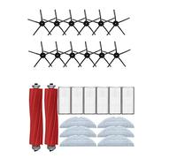 Lodokdre Lot de 26 pièces pour S7 T7S Plus Brosse latérale principale TüCher Kit de filtres HEPA Accessoires pour aspirateur robot