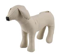 Lodokdre Mannequins en cuir pour chien position debout modèles animaliers magasin Mannequin d'affichage blanc M