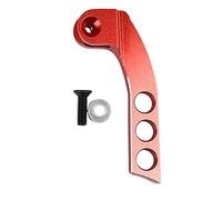 Lodokdre MéTal 4 Trous ÉMetteur ÉQuilibreur de Courroie de Ajusteur pour Futaba Radiolink X9D TéLéCommande RC, Verticale Rouge