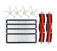 Lodokdre Principal Brosse de nettoyage Côtés Brosse Roulettes et filtres Accessoires Pièces Kits pour aspirateur W10 W10 Pro Aspirateur pour le nettoyage