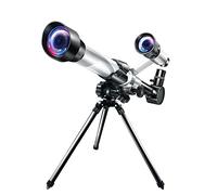 Lodokdre Télescope astronomique puissant monoculaire portable HD lune espace planète télescope d'observation cadeaux pour enfants - Argent