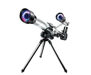 Lodokdre Télescope astronomique puissant monoculaire portable HD lune espace planète télescope d'observation cadeaux pour enfants - Argent