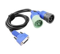 Lodoot 493148 Câble de diagnostic 6 broches + 9 broches pour câble de diagnostic pour câble USB, analyse du moteur, utilisation d'entretien