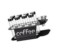 Lodoot 8 tubes de verre à une dose unique pour le stockage du café avec joint d'étanchéité amélioré pour une meilleure innovation et rétention du parfum