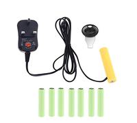 Lodoot Adaptateur britannique réglable 3 V 4,5 V 6 V 9 V 12 V Remplace 2 piles AAA 3 AAA 4 AAA 6 AAA 8 AAA 1,5 V