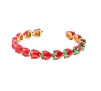 Lodoot Adorable accessoire de poignet tendance en forme de fraise pour son anniversaire, anniversaire de mariage, accessoire de poignet tendance sur le thème des fruits, taille unique, Comme décrit