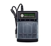Lodoot Batterie alcaline 1,5 V 4 emplacements pour une utilisation multiple et conviviale Chargeur de batterie alcaline 1,5 V
