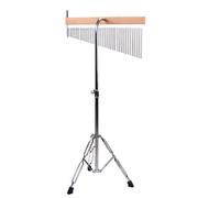 Lodoot Carillon éolien à une rangée de 36 tons avec support de levage réglable, carillon d'énergie de méditation pour la pratique de la musique, orgue en forme de cloche à une rangée