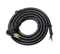 Lodoot DC7909 Câble d'alimentation Pigtails 8 mm Prise mâle vers fil nu Câble d'alimentation de réparation 7,9 x 5,5 mm Connecteurs coudés mâle Câble d'alimentation de stockage d'énergie