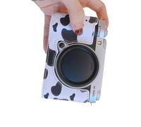 Lodoot Demi-étui de rangement en cuir synthétique pour appareil photo XM5 offrant un changement rapide de la batterie sans enlever la moitié de l'étui en cuir
