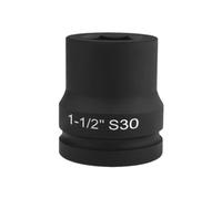 Lodoot Douille robuste de 3,8 cm - Douille 1/2" - 38 mm de long - En acier CrMo - Tête de clé pneumatique