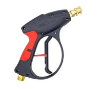 Lodoot Fixation ergonomique pour nettoyeur haute pression qui se connecte rapidement au raccord résistant à la fatigue, vannes en laiton lourd, type lourd pulvérisation d'eau