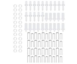 Lodoot Goupilles de réparation pour volets roulants - Agrafe de rechange pour divers stores - Installation simple