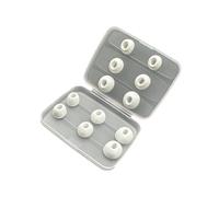 Lodoot Lot de 12 embouts souples pour écouteurs hygiéniques personnalisables avec étui de transport pour embouts en silicone faciles à nettoyer
