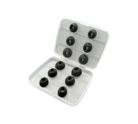 Lodoot Lot de 12 embouts souples pour écouteurs hygiéniques personnalisables avec étui de transport pour embouts en silicone faciles à nettoyer