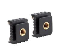 Lodoot Lot de 2 adaptateurs de fixation pour griffe clignotante - Vis de 6,35 mm pour trépied studio photo