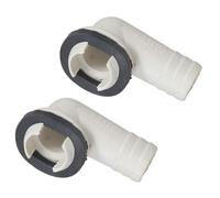 Lodoot Lot de 2 connecteurs de sortie de vidange pour unité externe - Raccord coudé - Installation facile