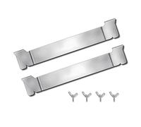 Lodoot Lot de 2 supports de spatules pratiques en acier inoxydable pour grilles et ustensiles de cuisine