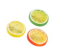 Lodoot Lot de 3 pinces à cheveux en forme de tranches de citron - Joli motif de fruits - Pour femmes et filles