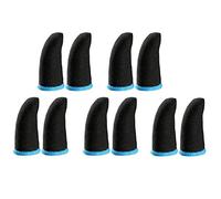 Lodoot Lot de 5 paires de protège-doigts respirants pour manette de jeu Anti-rayures Sensible pour doigt