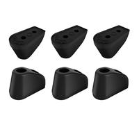Lodoot Lot de 6 coussinets antidérapants en silicone de qualité supérieure absorbant les chocs pour équipement de musique, haut-parleurs, bases, tourne-disque vibrations, Dampenin