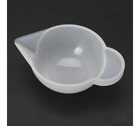 Lodoot Moule à colle en cristal pour mélange de couleurs - Moule en silicone - Distributeur de tasse en résine époxy, ciment - Moule décoratif pour porte-clés, pendentifs, projets de décoration
