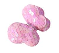 Lodoot Paillettes rembourrées en forme de papillon pour porte-clés, chapeau, fournitures de couture, patchs, pinces à cheveux, décoration double couche en coton, accessoires de bijoux colorés