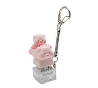 Lodoot Porte-clés avec boutons mécaniques pour soulager le stress et soulager l'anxiété