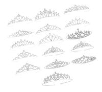 Lodoot Serre-tête luxueux pour fête d'anniversaire, concours de beauté, mariage