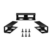 Lodoot Support de rangement sous le bureau en métal pour ordinateur portable, tablette, clavier pour garder votre espace de travail propre et organisé