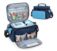 LoDrid Étui Compatible avec Toniebox, Sac Portable pour Lecteur Audio Starter Set avec Poignée et Bandoulière, Organisateur d'Accessoires, Bleu, Sac Seul (Conception brevetée)