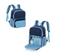LoDrid Sac à dos compatible avec Tonie Box, étui de transport avec plusieurs poches pour écouteurs, chargeur et accessoires, sac de rangement pour lecteur audio de démarrage (design breveté)