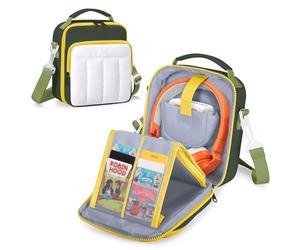 LoDrid Sac de transport compatible avec Yoto mini, sac uniquement, Vert, Organiseur de sac