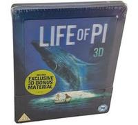 L'Odyssée de Pi Blu-ray 3D + 2 D SteelBook Zavvi Lenticulaire 2013 Region Libre G