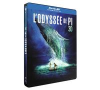 L'Odyssée de Pi – Combo Blu-ray 3D + Blu-ray + DVD – Édition boîtier SteelBook