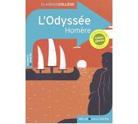 L'Odyssée - Homère - Belin Education - Gallimard - broché - Scolaire / Universitaire