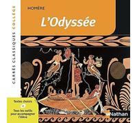 L'Odyssée - Homère - Edition pédagogique Collège - Carrés classiques Nathan