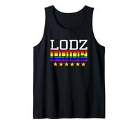 Lodz Pride Pologne Drapeau Arc-en-Ciel Gay Lesbienne Queer LGBT Débardeur