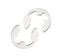 LOEASE 10pcs / 50pcs / 100pcs E Clip Circlip M1.2 M1.5 M2 M3 M3.5 M4 M5 M6 M7 M8 M10 M12 M13 M15 M16 304 Acier Inoxydable Arbre Roulement Anneau De Retenue Rondelle (Size : M15-10pcs)