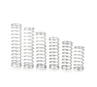 LOEASE Petit Ressort de Compression en Acier Inoxydable, 1.0mm, OD 6-15mm, Longueur 15mm à 50mm, 10 pièces/lot(10mm,14MM_1.0MM)