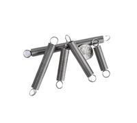 LOEASE Ressorts de Tension et d'extension en Acier Inoxydable, 10 pièces, 0,6 x 4/5/6 x 20/25/30/35/40/45/50/55/60/65/70/75/80, 0,6 mm(50mm(L),6MM(OD)_0.6MM)