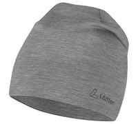 Löffler - Artista Merino Wool Beanie - Bonnet - One Size - grey melange